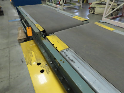 Hytrol 18"x15' Belt Conveyor 3-Stage Gapper Accumulator Center Drive 50-98 FPM