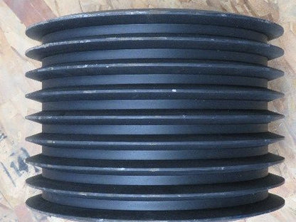 8-Groove V-Belt Pulley SPC Section 22mm x 18mm Belt QD Bushed