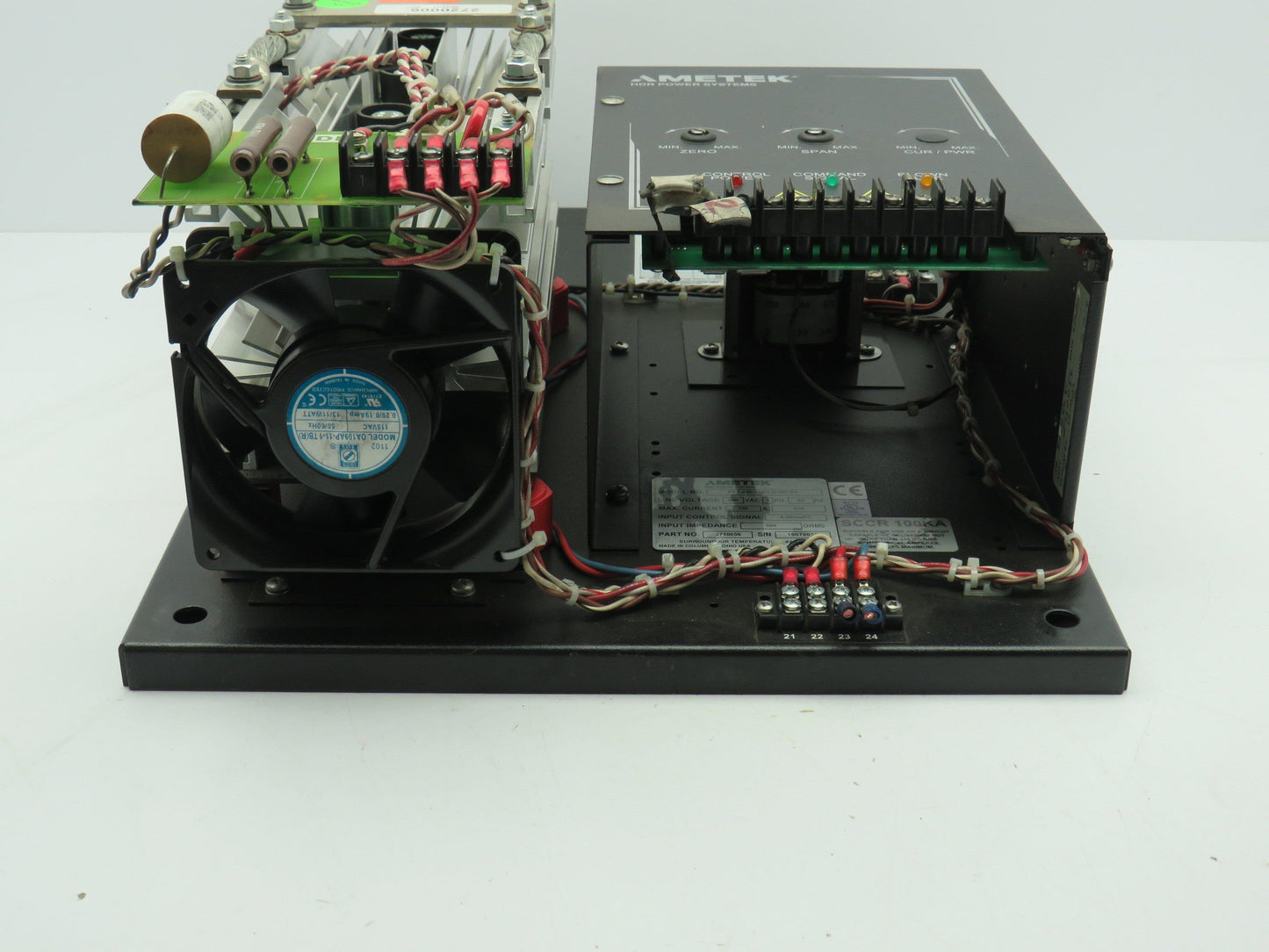 Ametek HDR PF1-480-350-LG-NO-01 SCR Power Controller Unit 350A 1Ph 480V