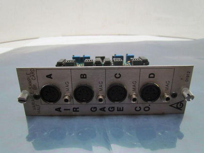Air Gage Co 01912 Variable Sample Half BR. Card 02040-02 01912-01