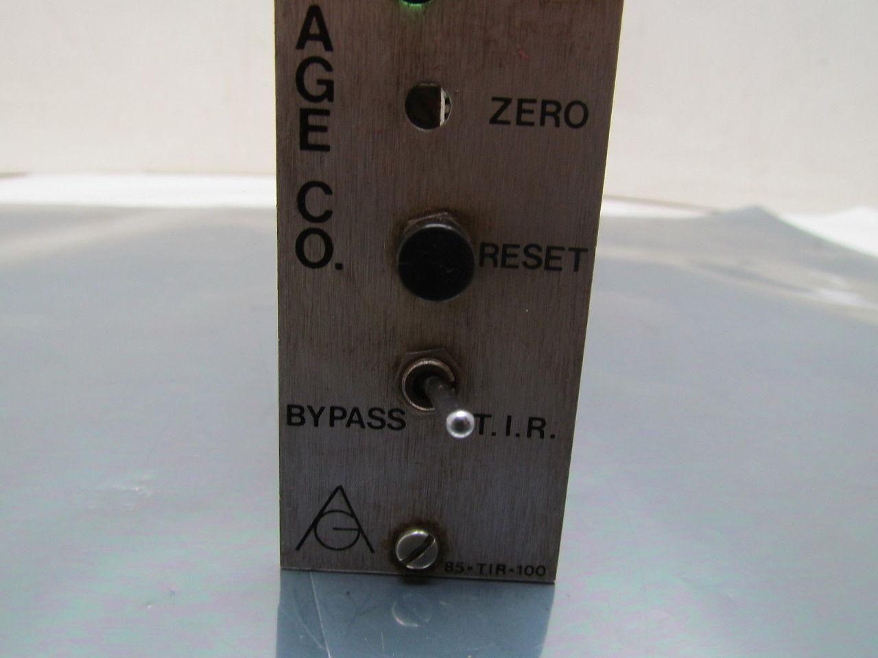 Air Gage Co D-1116 85-TIR-100 T.I.R. Module (TIR)