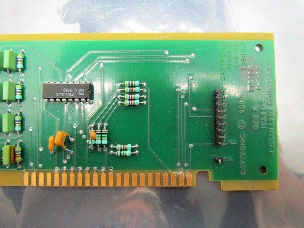 Daytronic 10A31-4 4 Channel LVDT Cond Card 73938.2