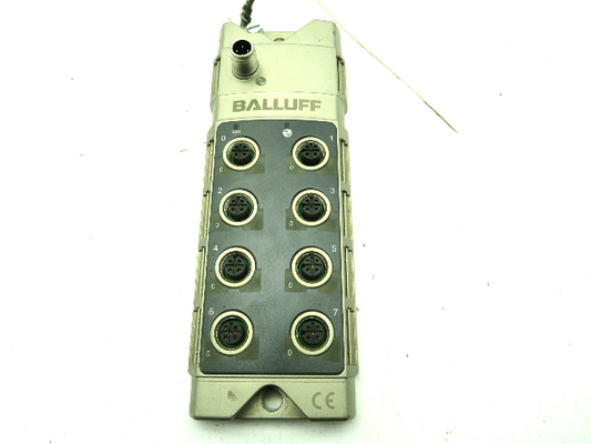 Balluff BNI0031 I/O Module 8-Port Connector 4-Pin Plug Hub M12