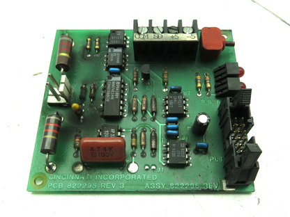 Cincinnati PCB 822295 Circuit Board Card 822296