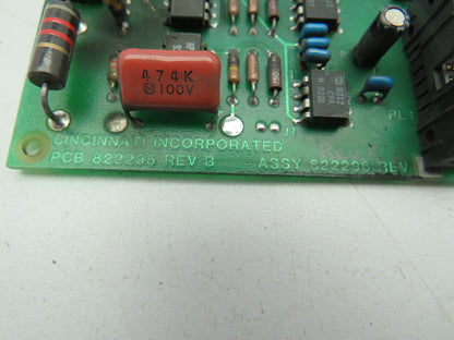 Cincinnati PCB 822295 Circuit Board Card 822296