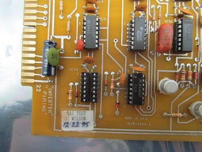 Tocco D201658 1578-4144 L Inverter Firing PC Circuit Board