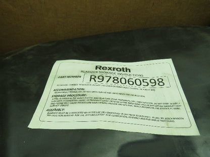 Rexroth Bosch R978060598 Hydraulic Accumulator Bladder