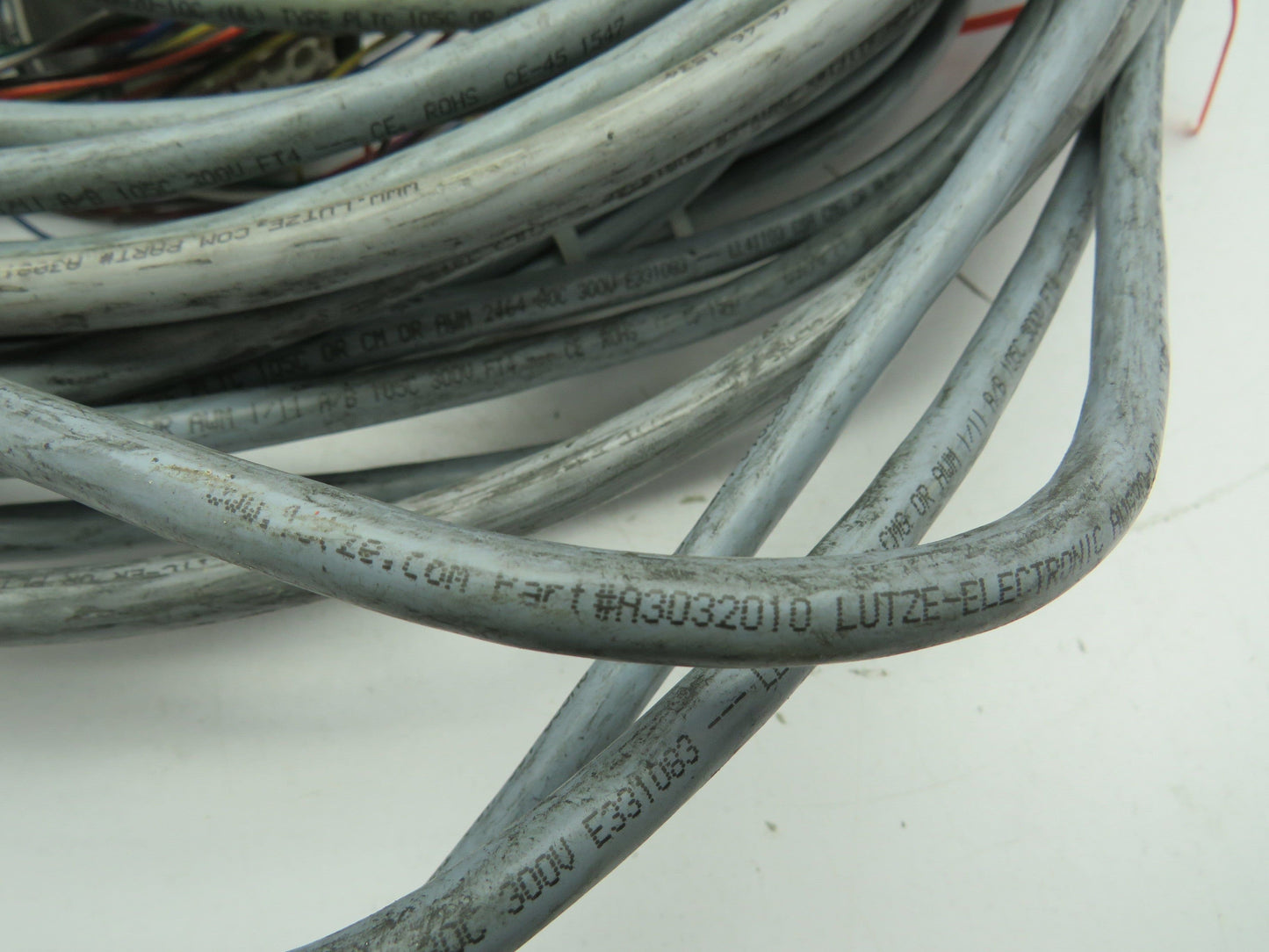 Lutze A3032010 Electronic Cable PLTC PVC 10×AWG20-10C Unshielded E331083 LL41103