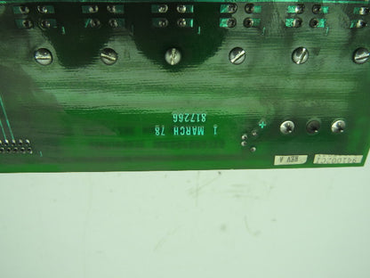 Cincinnati 817266  MMC Backplane Circuit Board 9-Card Holder Chassis Rack