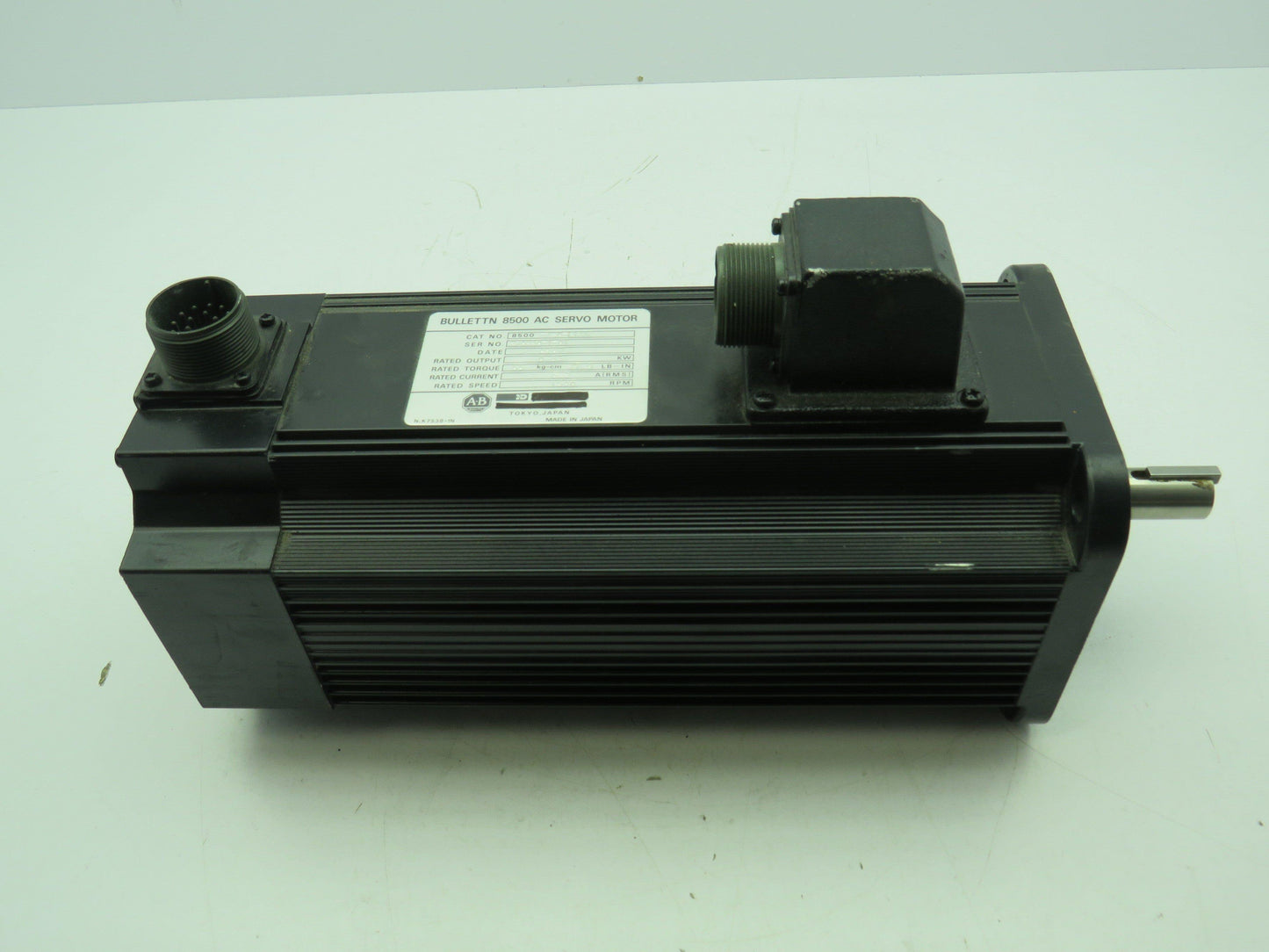 Allen Bradley  8500-A2D-L1AN  AC Servo Motor 0.85 KW 1500 RPM