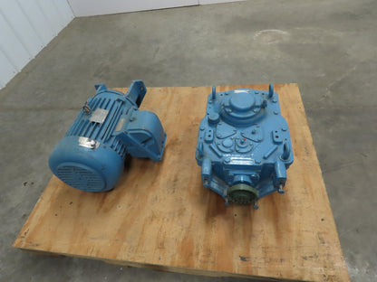 Chemineer 21HDT-5 Agitator Mixer Gear Drive Model 20 HT 5Hp 230/460V 56-28 RPM