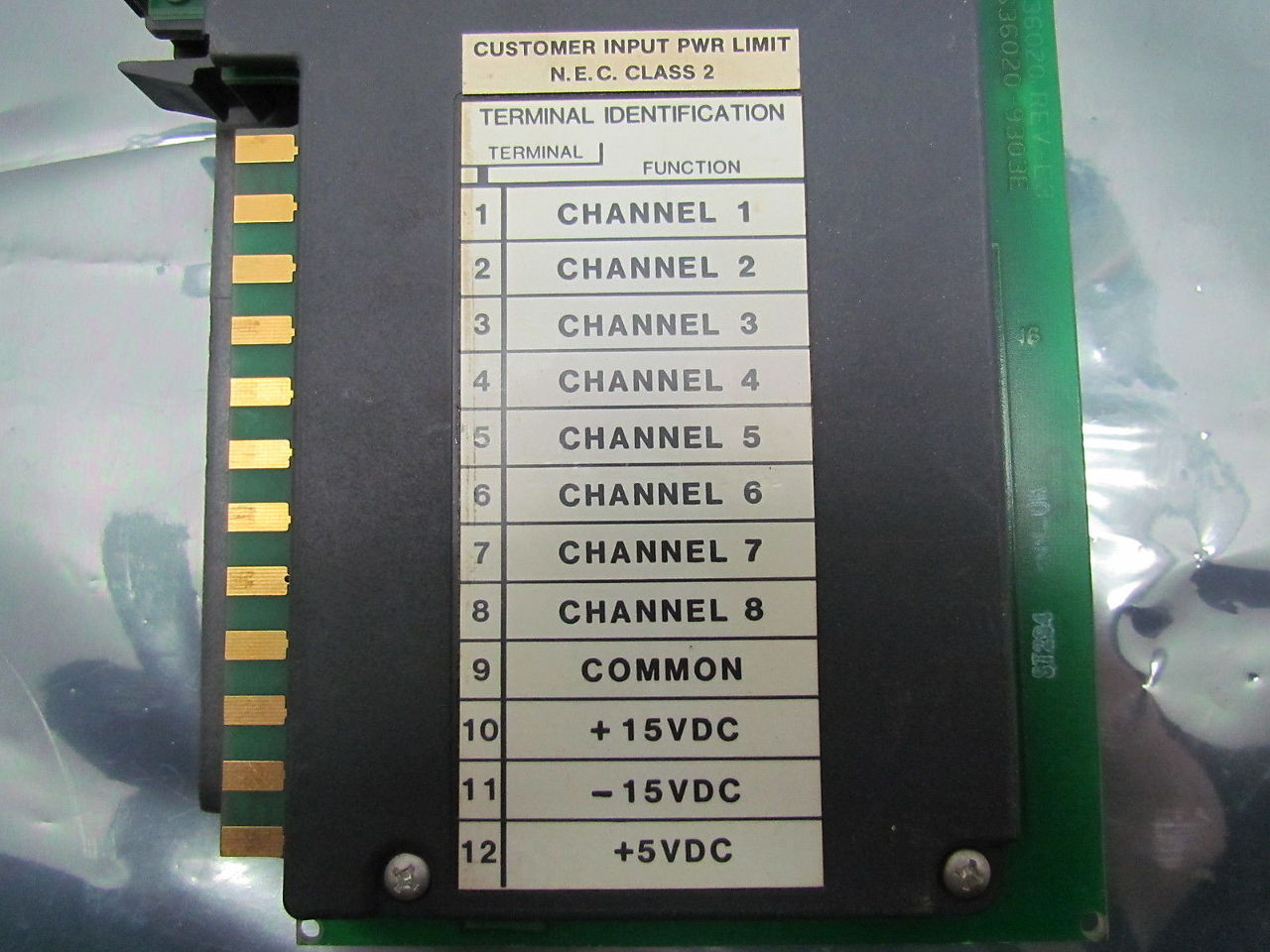 Allen Bradley 1771-IE A-B Analog Input Module 8Bit
