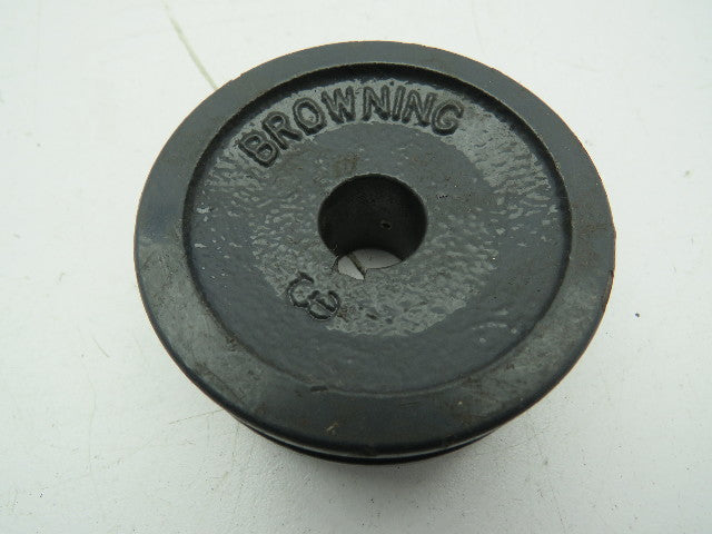 Browning 1F3V26X5/8 Single Groove Pulley Sheave 5/8" Bore 3V Belt 1F3V26