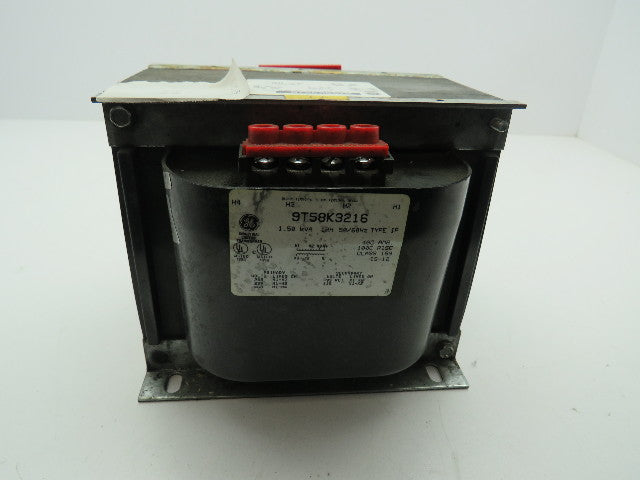 General Electric 9T58K3216 Transformer 1.50 KVA 1ph 50/60 Type IP