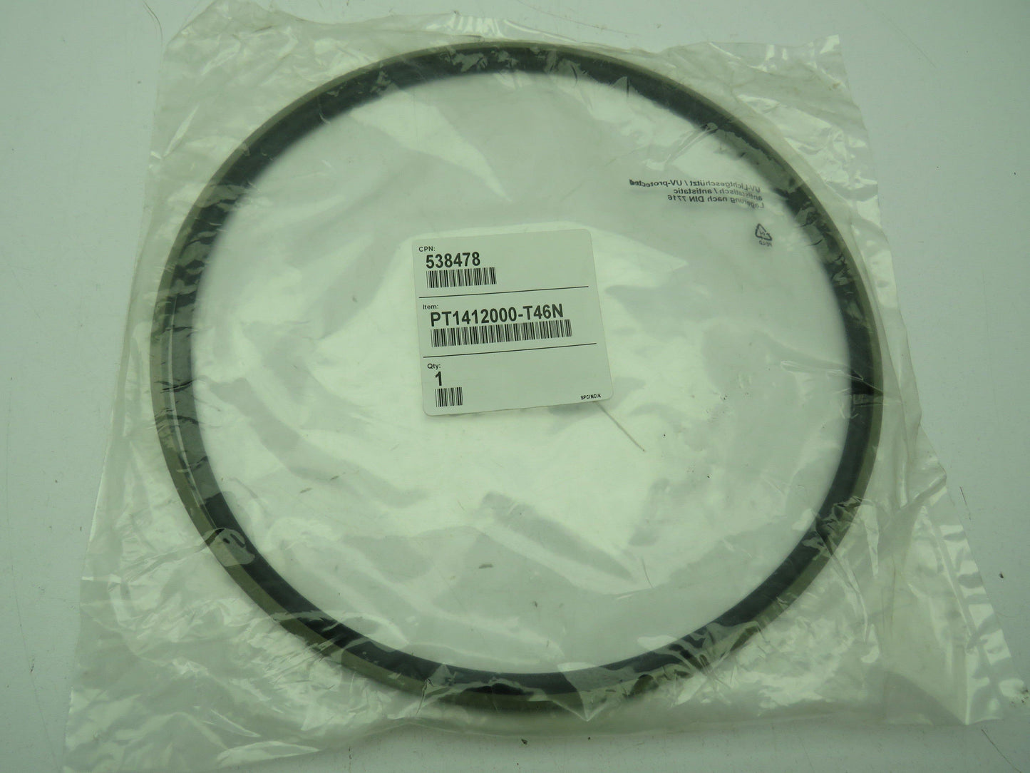 PT1412000-T46N Hydraulic Seal Step Seal O-Ring Gasket 12" OD