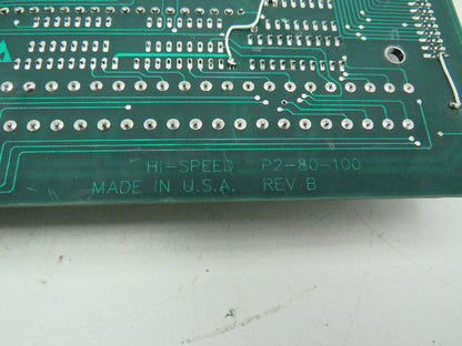 Hi-Speed P2-80-100 High Speed Checkweigher PCB Control Circuit Board Rev B