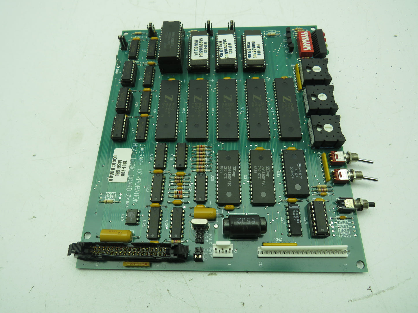 Diagraph Corp 1902-331 Head Logic Board Control Circuit Board 1901-298