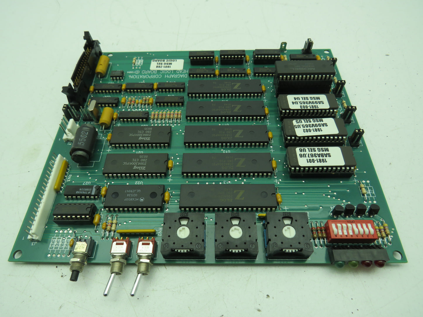 Diagraph Corp 1902-331 Head Logic Board Control Circuit Board 1901-298