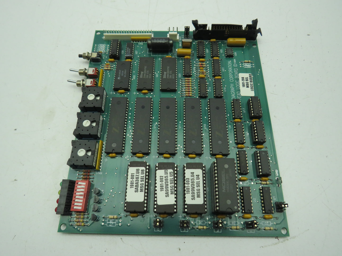 Diagraph Corp 1902-331 Head Logic Board Control Circuit Board 1901-298