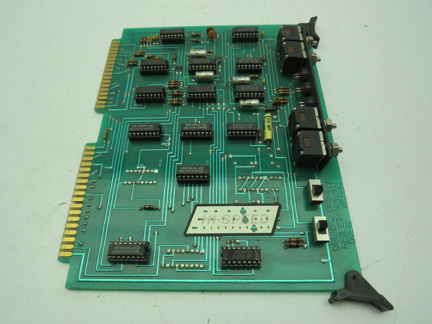 Metramatic Hi-Speed 185 6072 Control Circuit Board Switch Board 185-6072