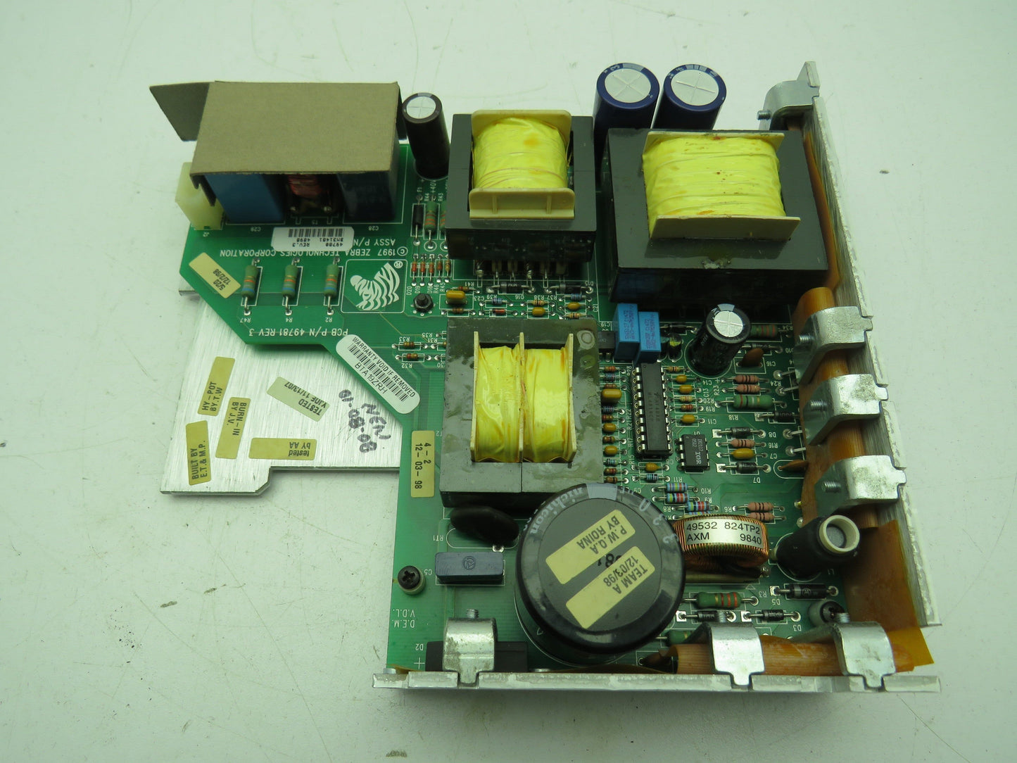 Zebra BM31481 Power Supply AC Circuit Board Assy 49780 Rev.3
