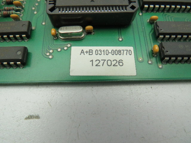 A+B 0310-008770 Circuit Board Assy 877012
