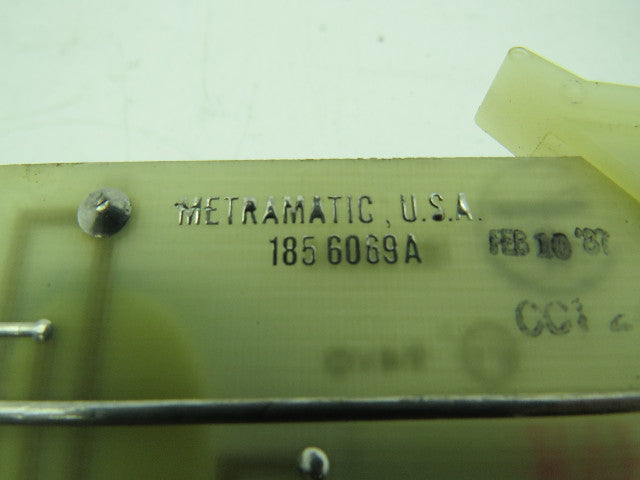 Metramatic 185 6069A Control Circuit Board Card 185-6069A