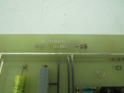 Metramatic 185 6063B-24 Control Circuit Board Card PCB 1856063B