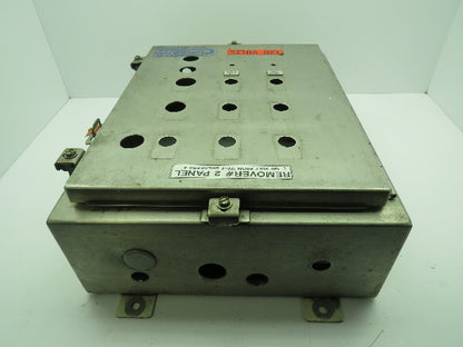Hoffman Stainless Steel Electrical Enclosure JIC Box w/Backplate 6x16x20"