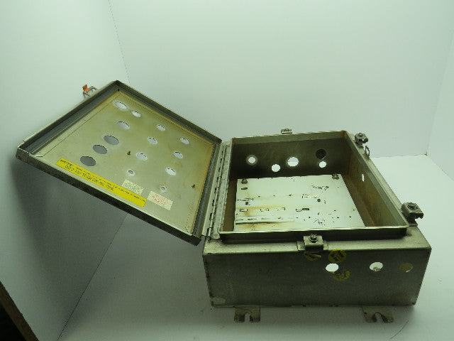 Hoffman Stainless Steel Electrical Enclosure JIC Box w/Backplate 6x16x20"