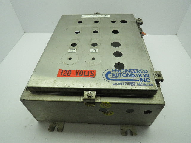 Hoffman Stainless Steel Electrical Enclosure JIC Box w/Backplate 6x16x20"