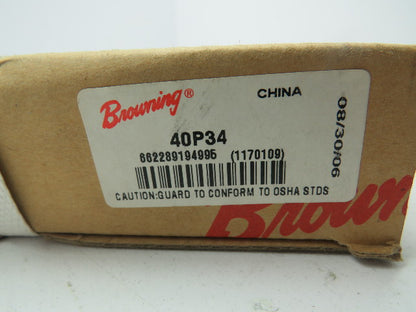 Browning 40P34  Bushed Sprocket # 40, 34T LOT OF 2