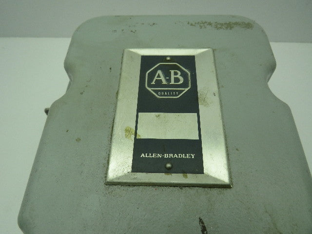 Allen Bradley 509-CHB-1 Motor Starter Sz 2 Explosion Proof 480V 3R Enclosure
