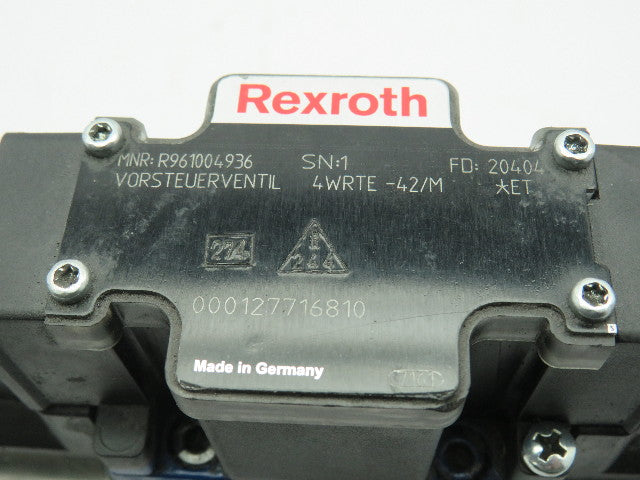 Rexroth 4WRTE16V200L-4X/6EG24EK31/AIM Hydraulic Directional Valve R900975264