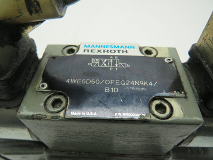 Rexroth 4WEH16C70/OF6EG24-N9K4/B10 Hydraulic Double Solenoid Valve 4WEH16Y70