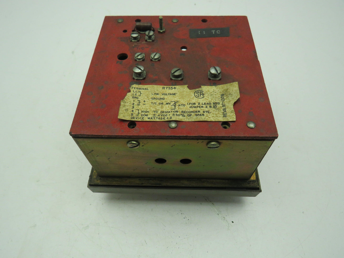 Honeywell R7354 Dialatrol Temperature Indicator 0-2400F Type K