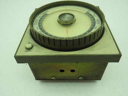 Honeywell Dialatrol Temperature Indicator 0-2400F Type K R7354