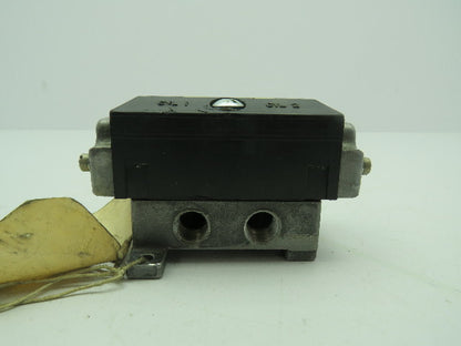 Alkon A-A7986 14 DC:013098 Pneumatic Valve 5 Port 1/4" NPT Pilot Actuated
