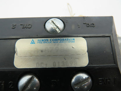 Alkon A-A7986 14 DC:013098 Pneumatic Valve 5 Port 1/4" NPT Pilot Actuated