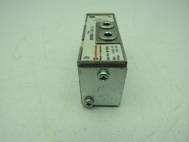 Norgen SXP9561-170-15 Pneumatic Spool Pilot Valve 5/2 5 Port 2 Pos