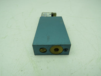 MAC 48A-AMA-000-GDCP-1DV Single Solenoid Plug-In Valve 24 VDC 20-120 PSI 1.8W
