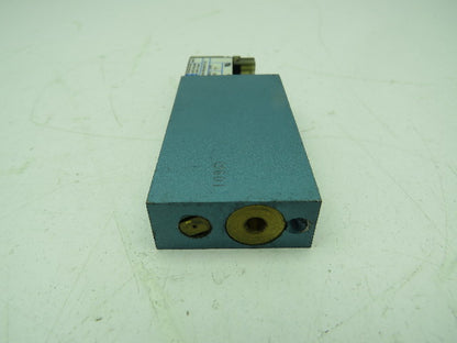 MAC 48A-AMA-000-GDCP-1DV Single Solenoid Plug-In Valve 24 VDC 20-120 PSI 1.8W
