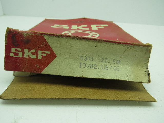 SFK 6311 2ZJEM Single Row Shielded Deep Groove Radial Ball Bearing