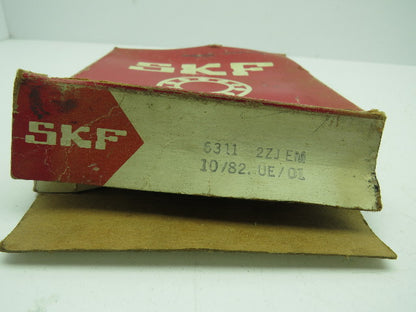 SFK 6311 2ZJEM Single Row Shielded Deep Groove Radial Ball Bearing