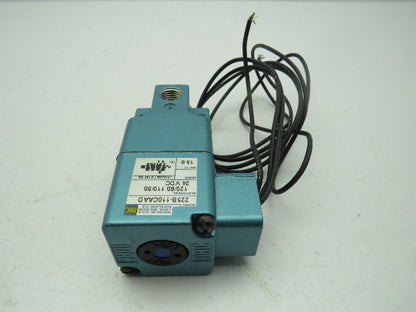 MAC 225B-110CAAD Solenoid Poppet Valve 24 VDC 15W 1/4" NPT