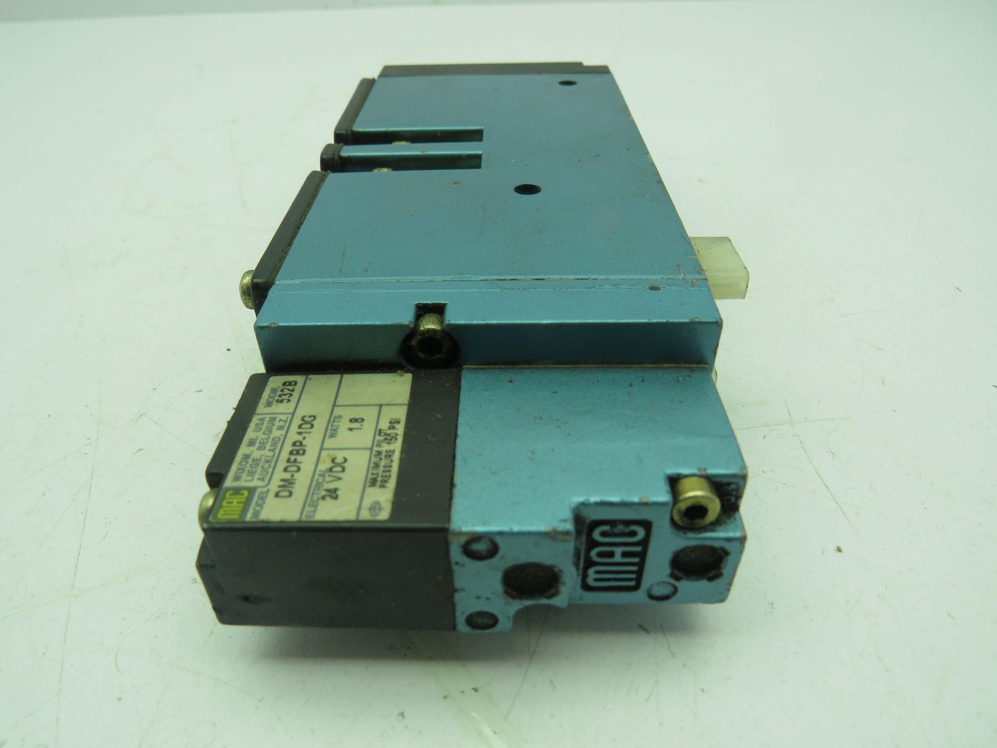 MAC 93A-AAB-BJA-DM-DFBP-1DG Solenoid Valve 24VDC 1.8W 150PSI