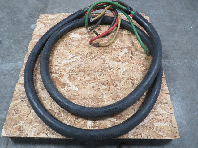 TF Cable 250 MCM 4/C Type W Portable Power Cable 2000V 17' Long 90C Wet Or Dry