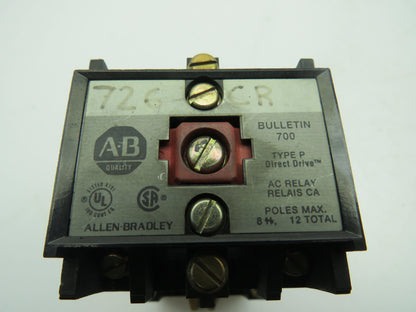 Allen-Bradley AC Control Relay Ser B 10A 120V Coil 700-P600A1 B  Lot of 5