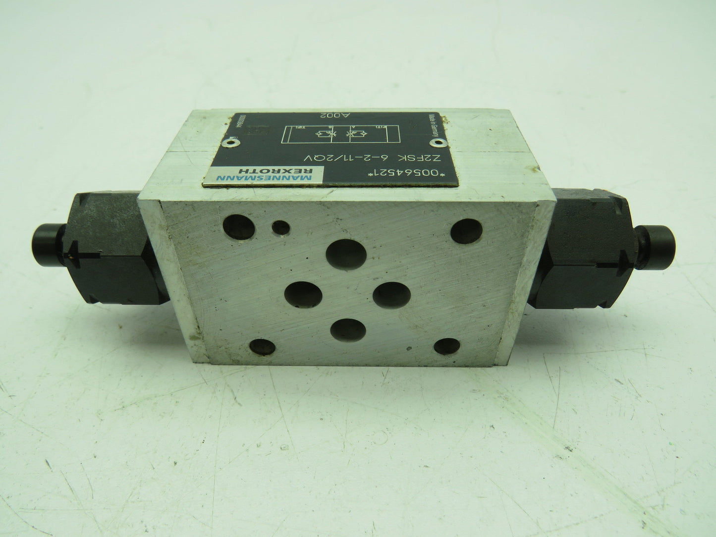Mannesmann Rexroth Z2FSK 6-2-11/2QV Double Throttle Hydraulic Check Valve Z2FS 6