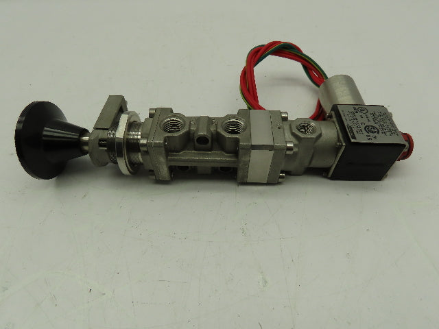 Asco 8364A123H1011F1 Stainless Steel Spool Valve 24VDC 200PSI 1/4" NPT